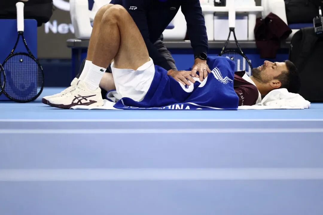 Djokovic says season has been 'a big, big struggle' after latest medical  timeout | The Straits Times